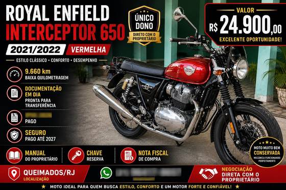 ROYAL ENFIELD INTERCEPTOR ROYAL ENFIELD INTERCEPTOR